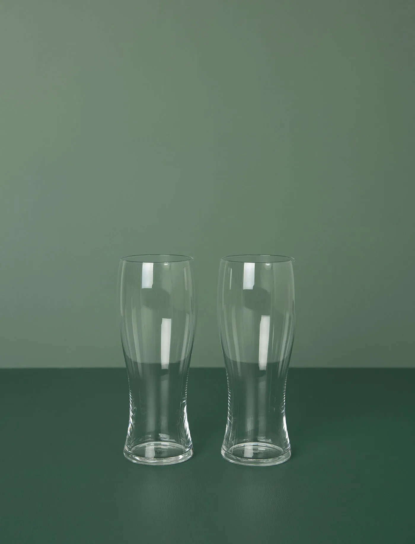 Japanese Beer Glass // Pair