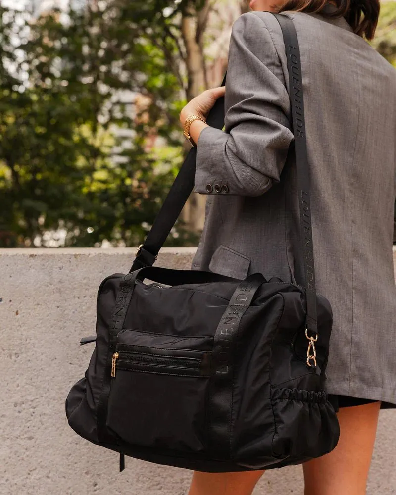 JENN NYLON TRAVEL BAG BLACK