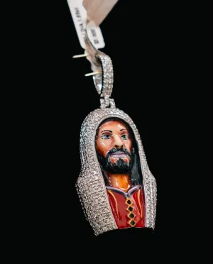 Jesus Pendant 10K Yellow Gold With Diamond 1,85ct / 15.8gr