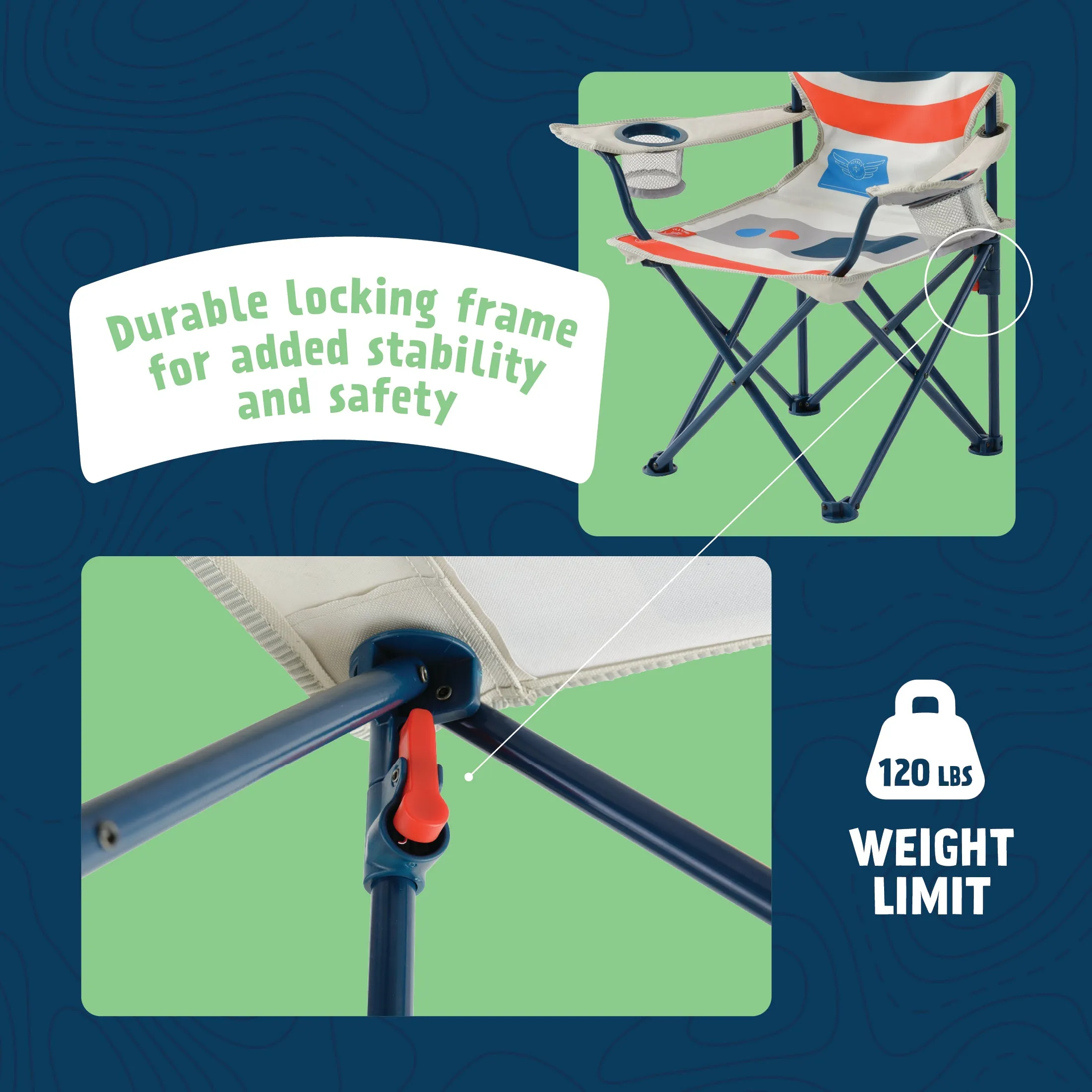 Jett the Astronaut Kids' Camping Chair