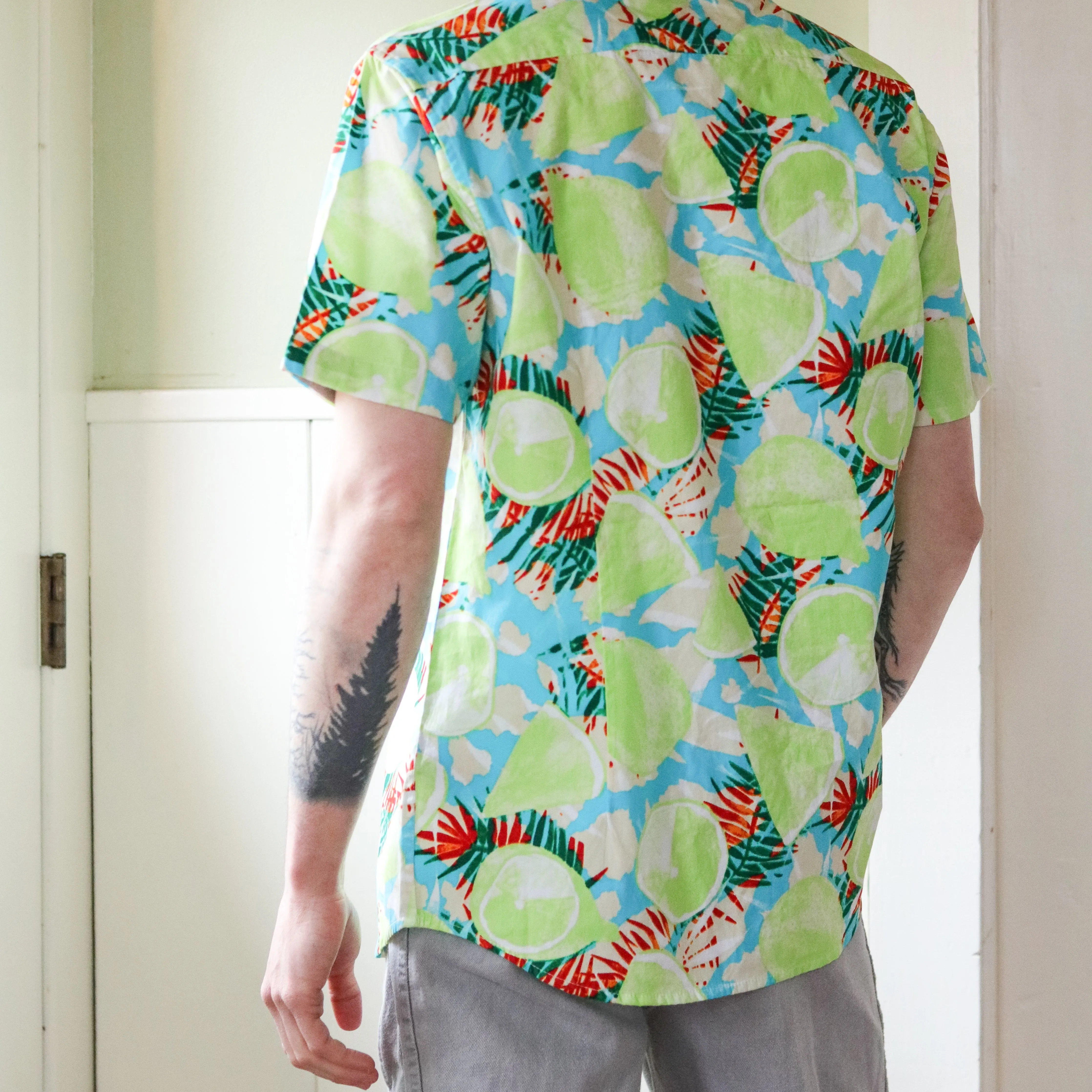 Key Lime SS Buttondown
