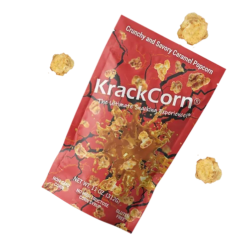 KrackCorn Caramel Flavored Popcorn (11 oz)