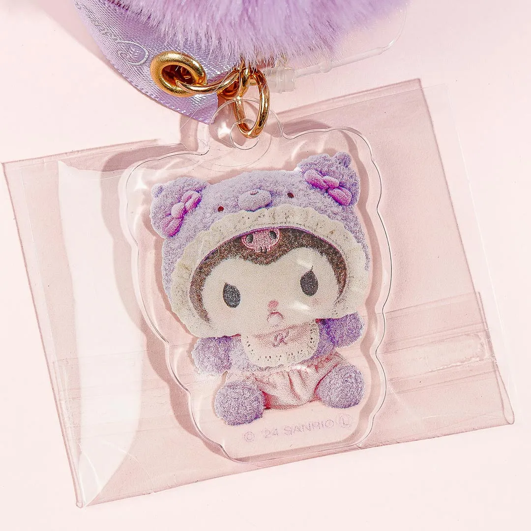 Kuromi Baby Bear Fur Charm