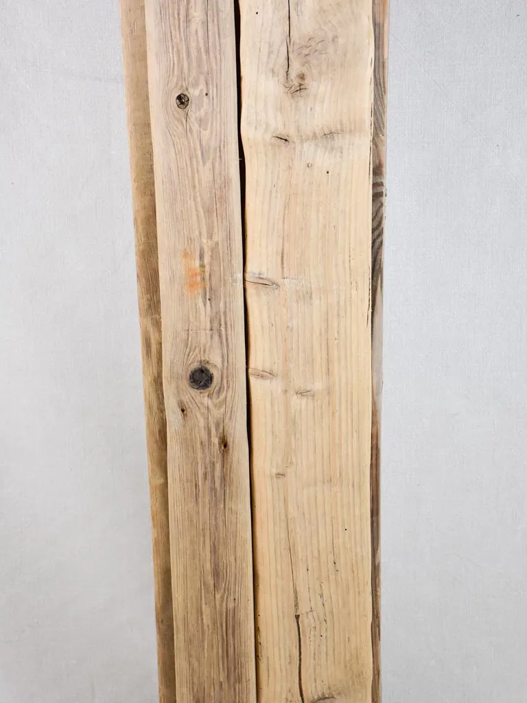 Large driftwood totem sculpture by JP Dreano - 7 characters 63"