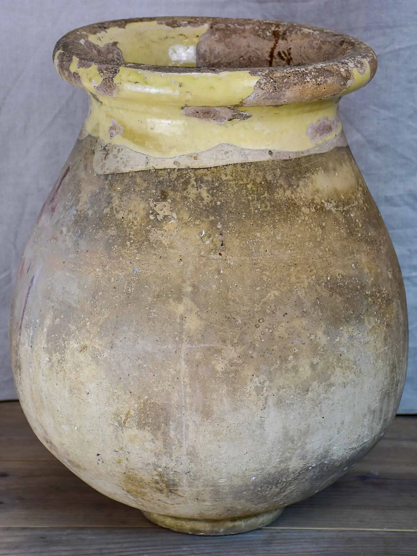 Late 19th Century French Biot oil jar - petite