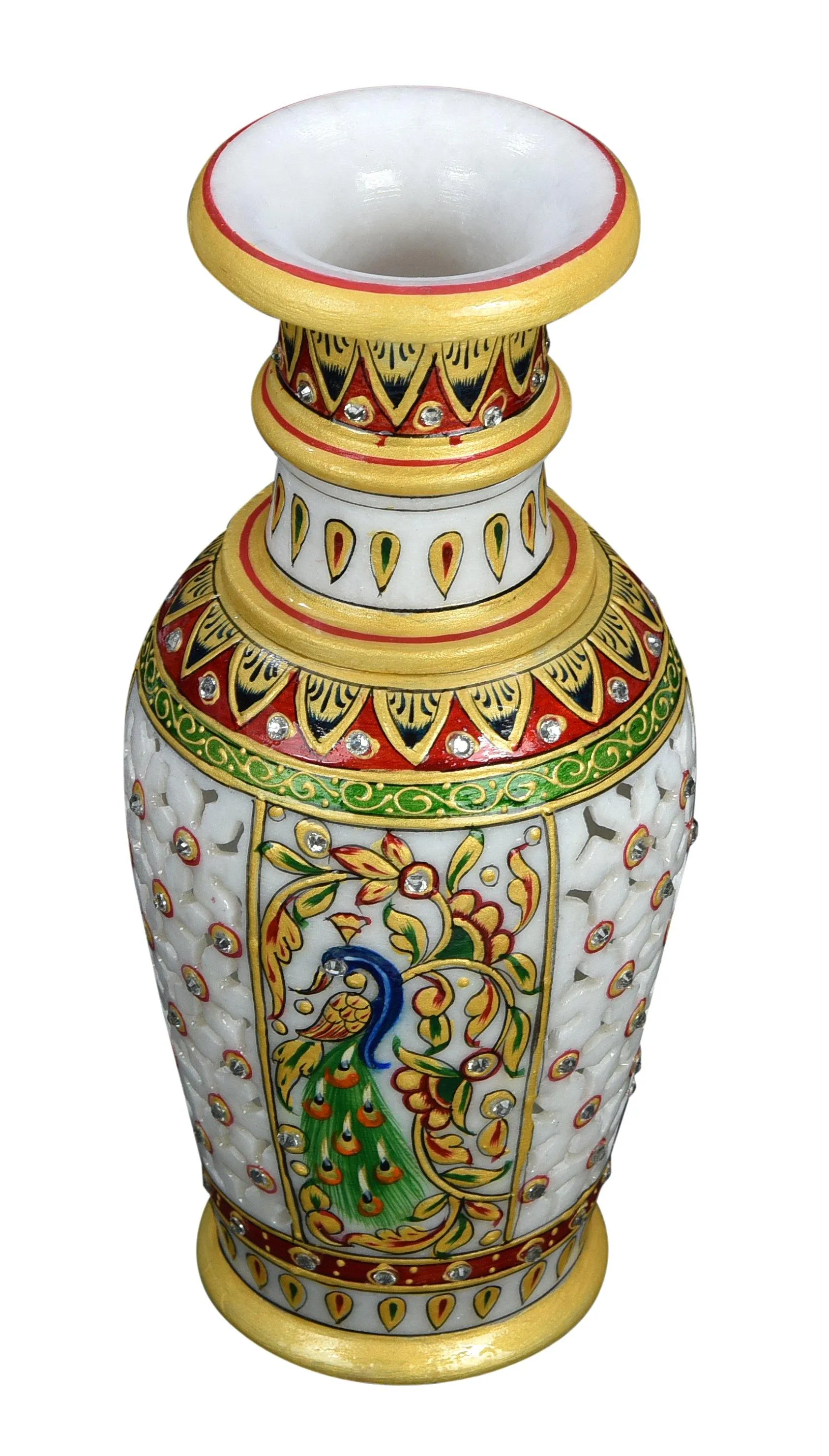 Lavish Touch Zara Marble Vase