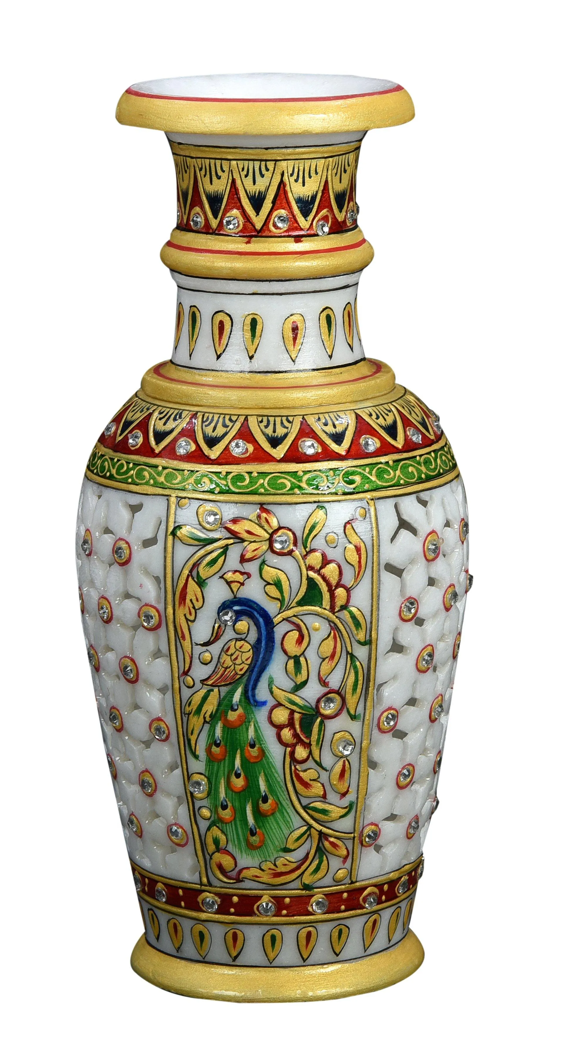 Lavish Touch Zara Marble Vase