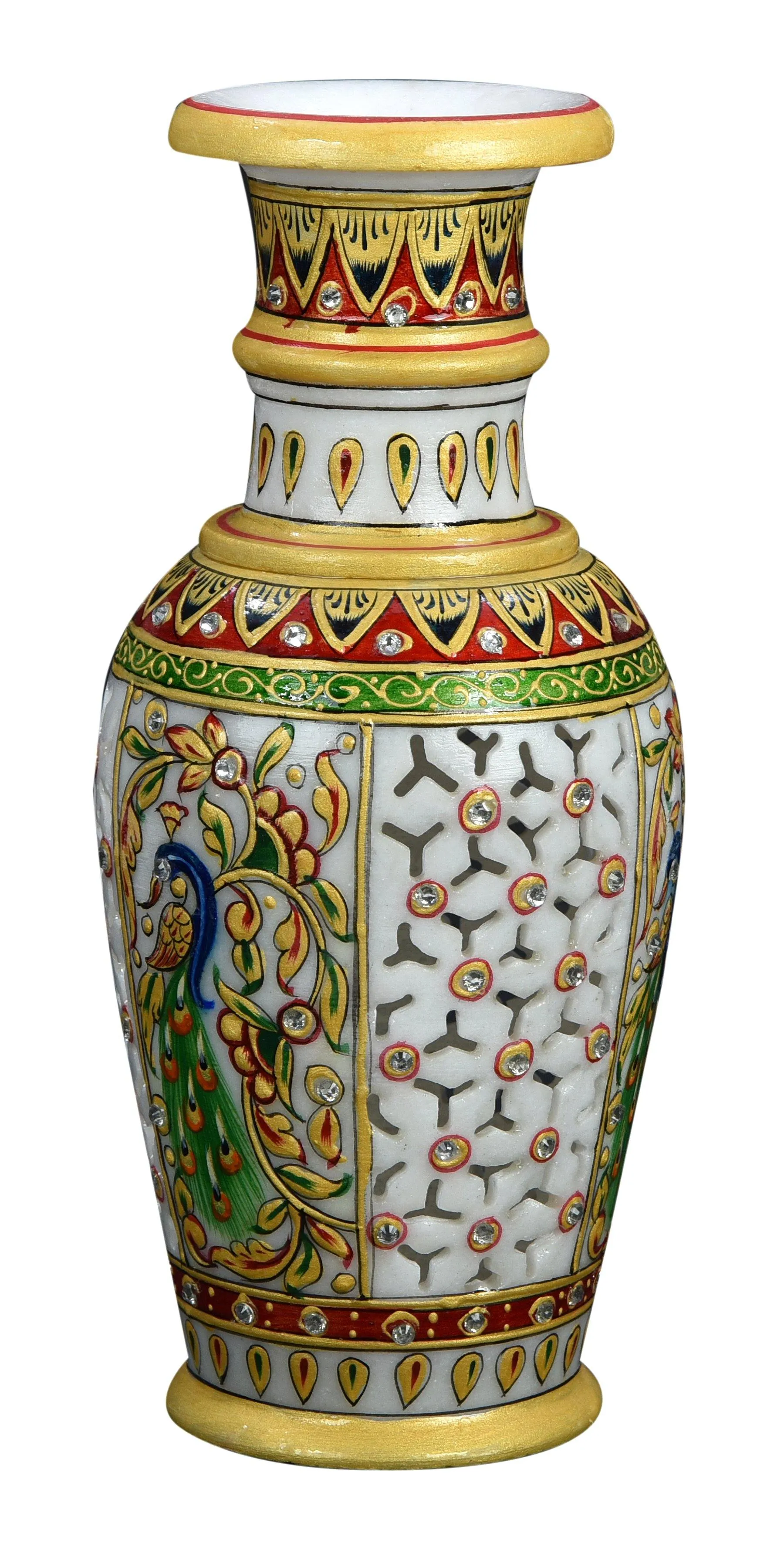 Lavish Touch Zara Marble Vase