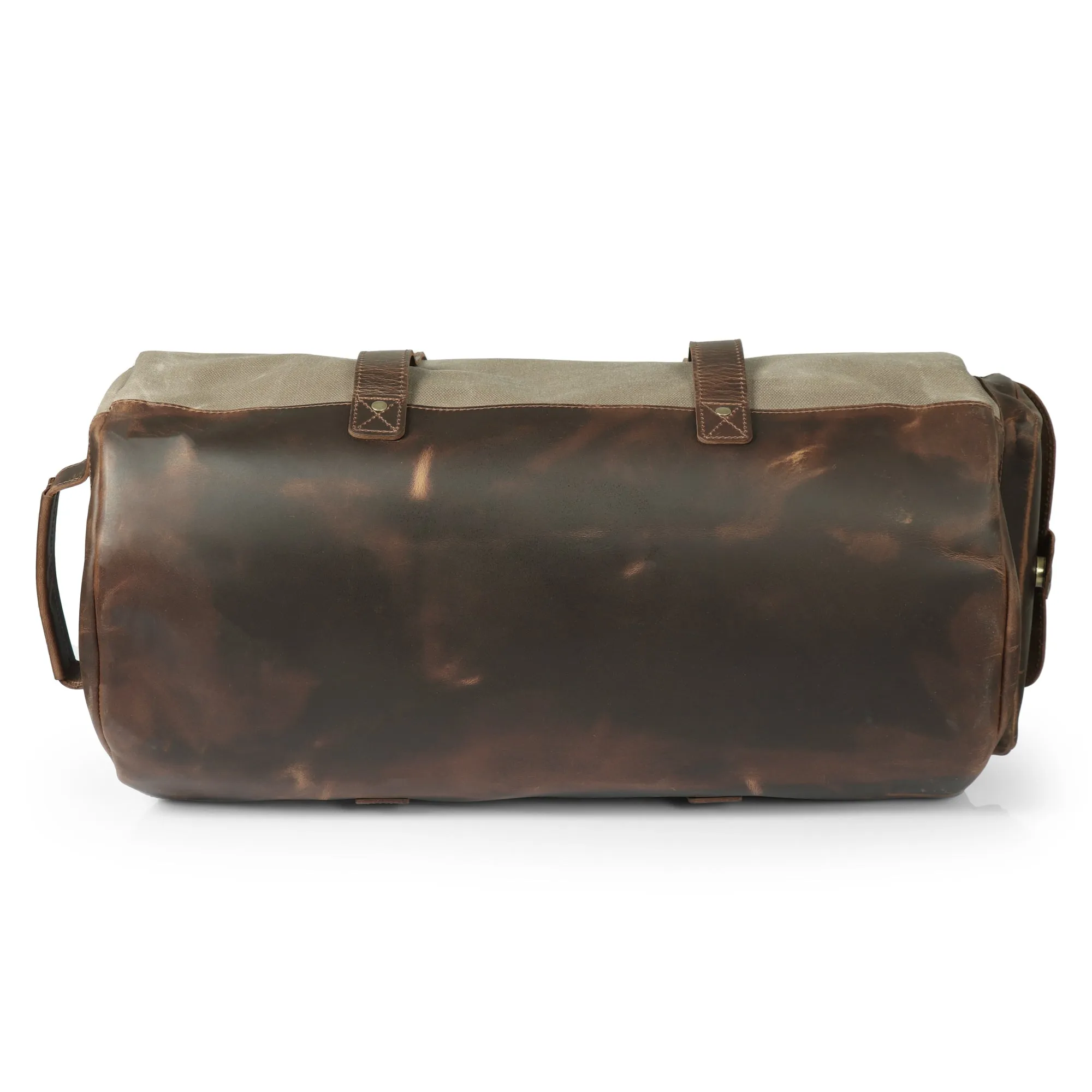 Londo Canvas Duffel Bag - Vintage Retro Travel Bag Overnight Weekender Bag Carry-On Luggage Bag with Adjustable Shoulder Strap & Interior Pocket - Stylish Gym Bag for Men & Women