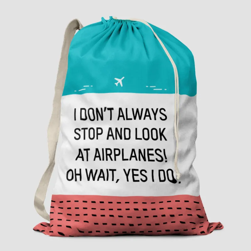 Look at Airplanes - Laundry Bag