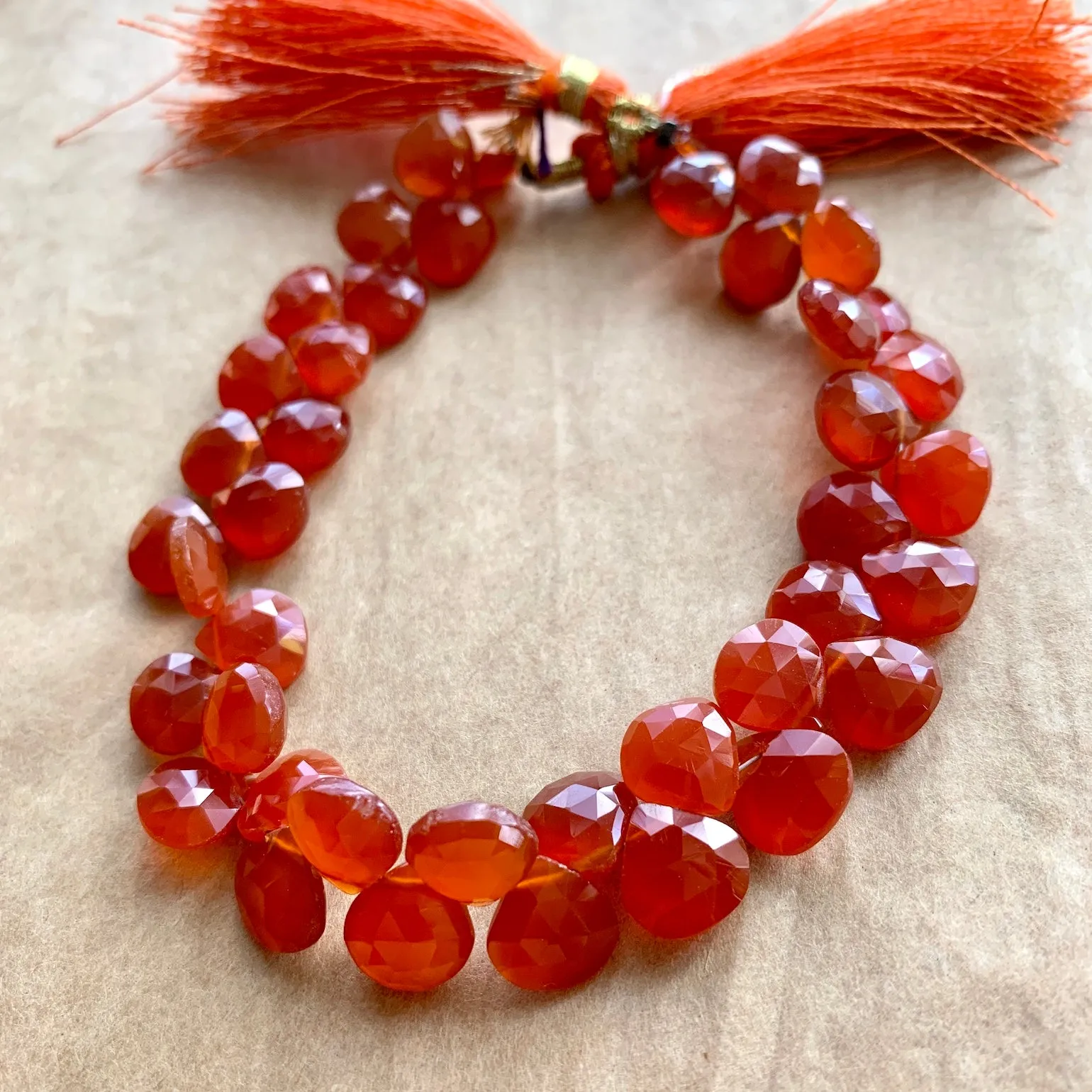 Lovely Carnelian Briolettes