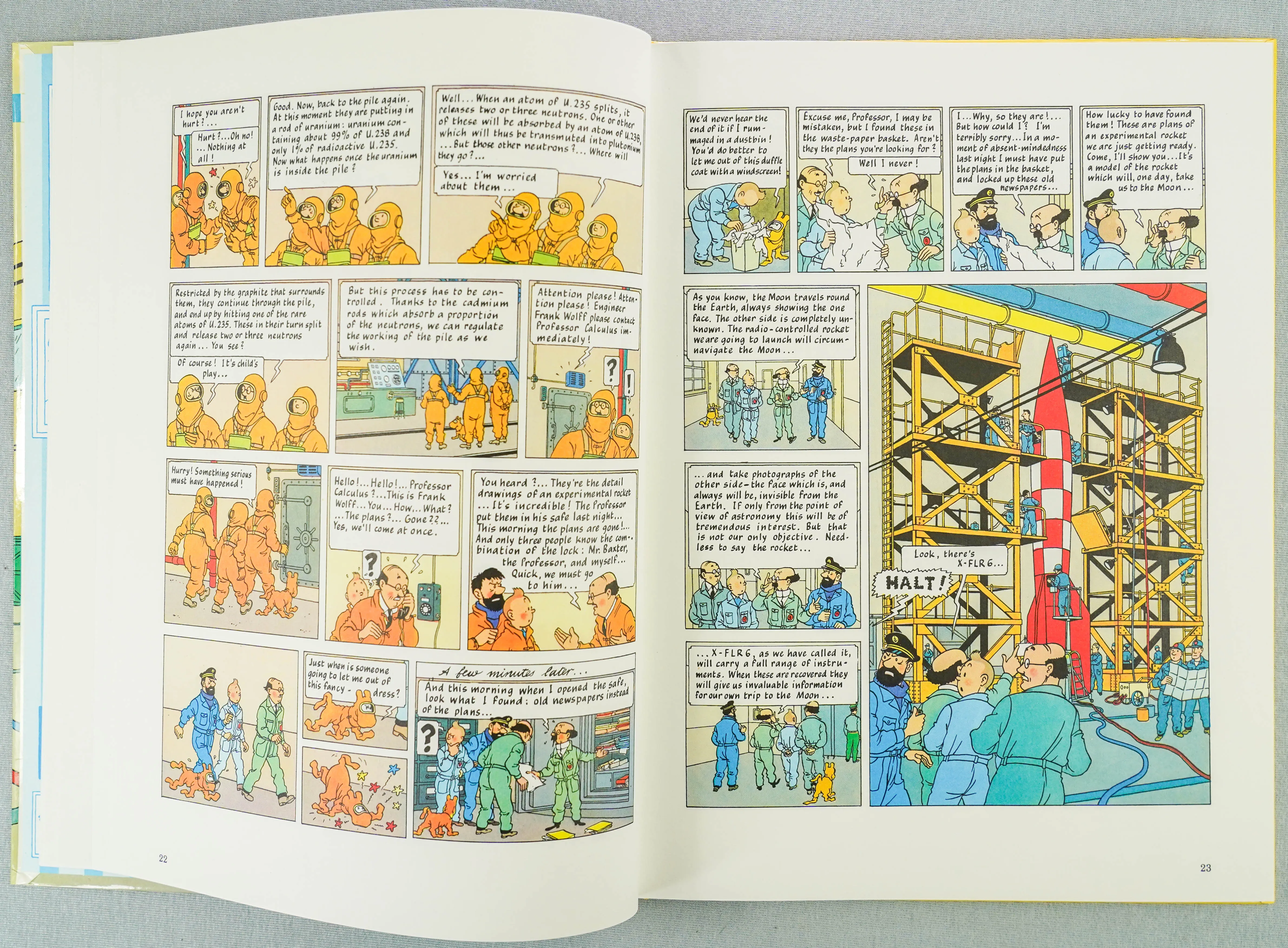 Making of Tintin: Mission to the Moon 1989 Methuen 1st Edition UK Herge Rare EO