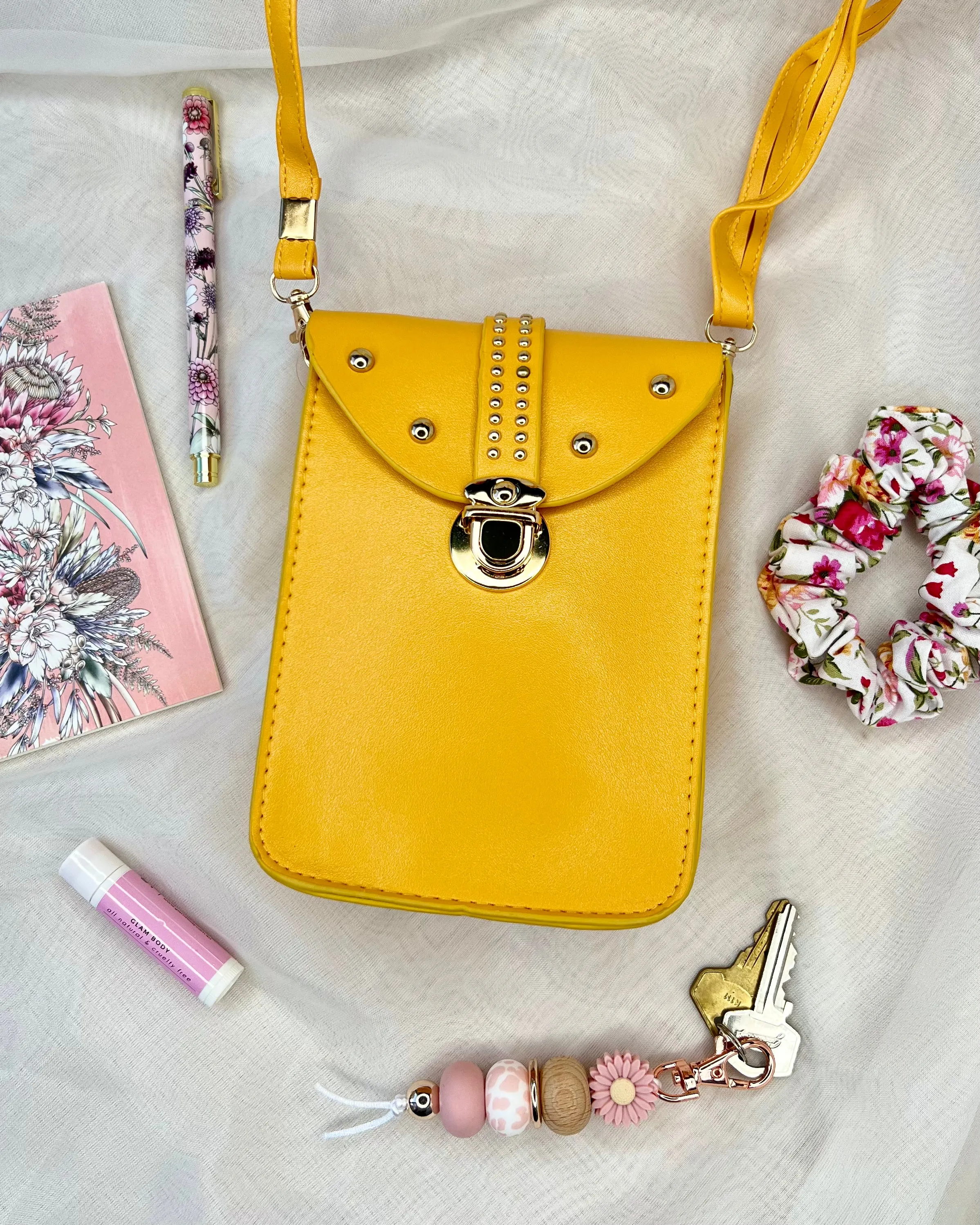 Marcie Crossbody Bag - Mustard
