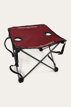 Marsh Camp Table - Maroon