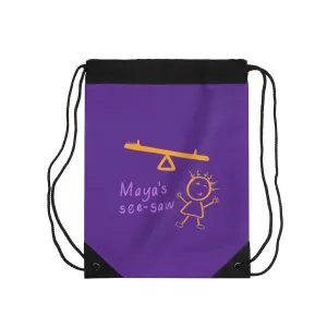 Maya's See-Saw - Drawstring Bag