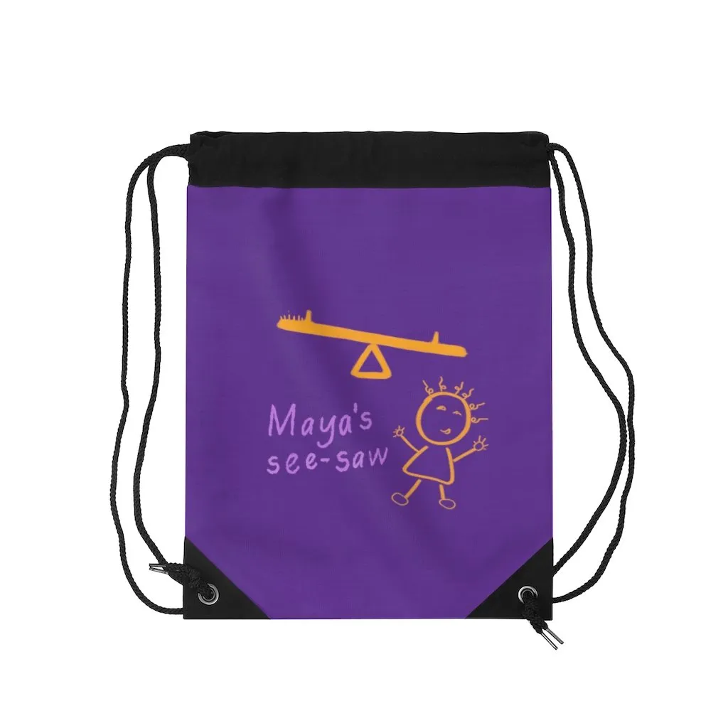 Maya's See-Saw - Drawstring Bag