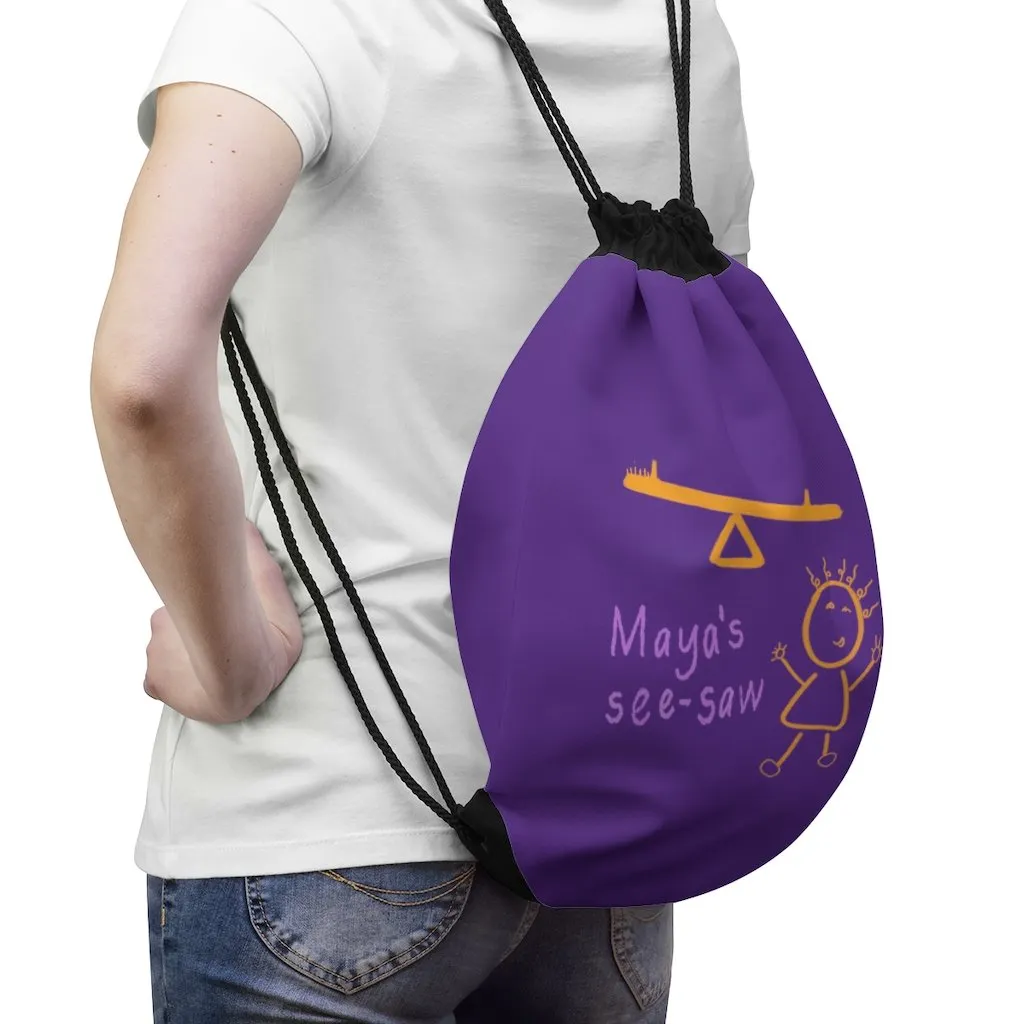 Maya's See-Saw - Drawstring Bag