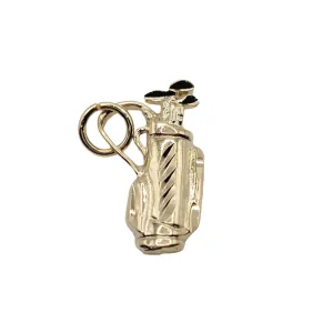 Medium Golf Bag And Clubs Charm