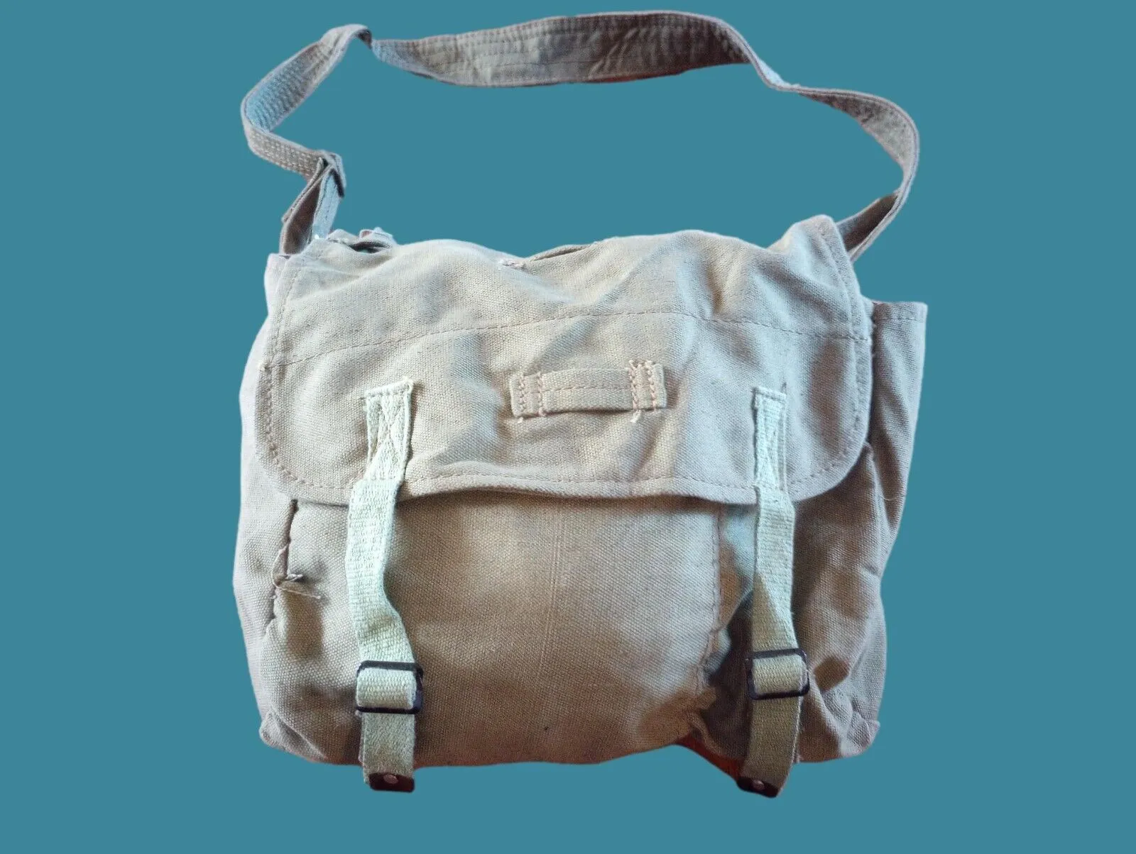 MILITARY SHOULDER BAG WITH ADJUSTABLE STRAP COMBAT DAY PACK SATCHEL BOOK BAG