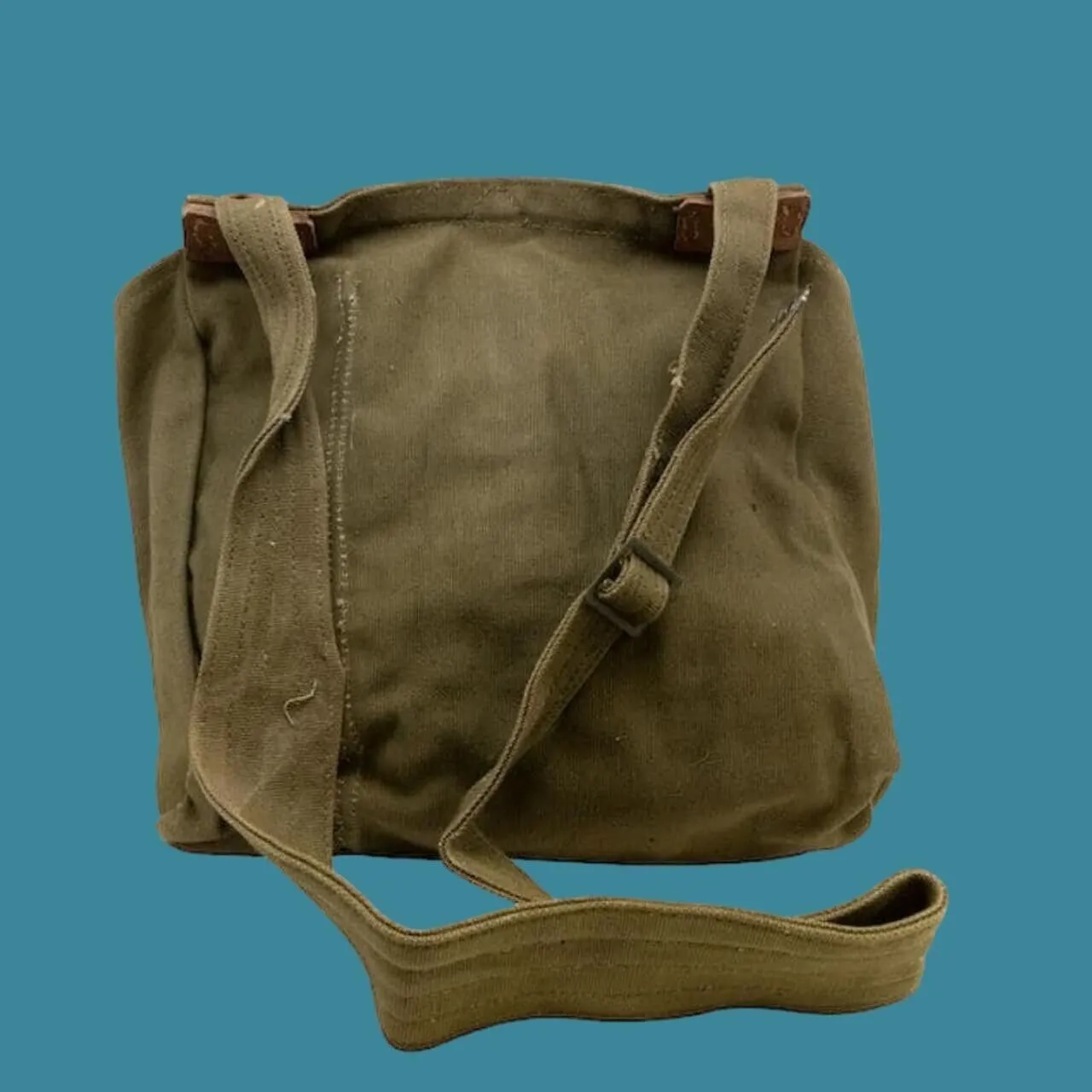 MILITARY SHOULDER BAG WITH ADJUSTABLE STRAP COMBAT DAY PACK SATCHEL BOOK BAG