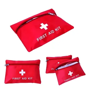 Mini Outdoor First Aid Kit, 40/50/80 Pieces, Durable 1680D Oxford Cloth, Waterproof, Portable, Ideal for Hiking, Camping, Travel