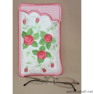 Mini Roses Eyeglass Case