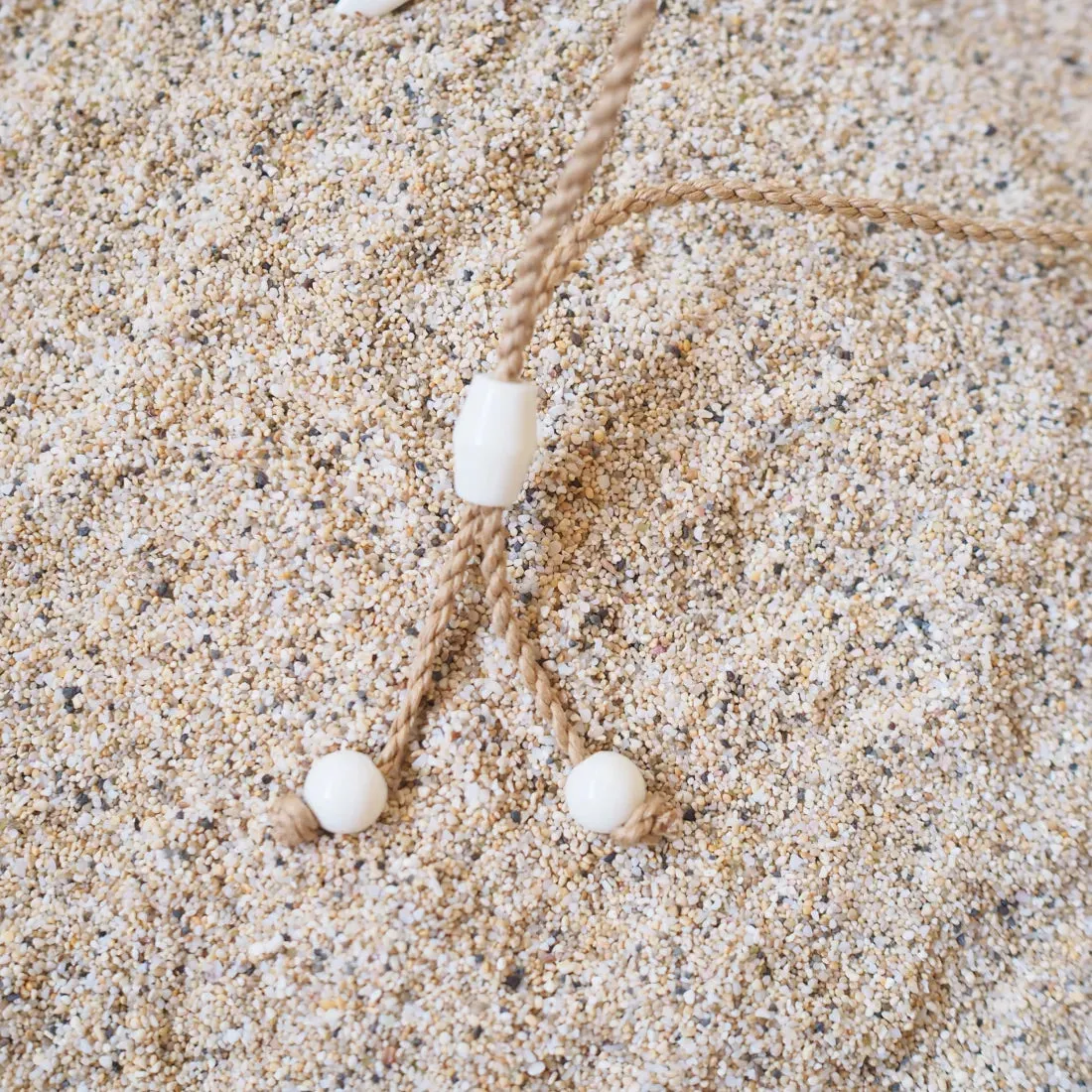 Moana Koa Wood & Bone Fish Hook Necklace
