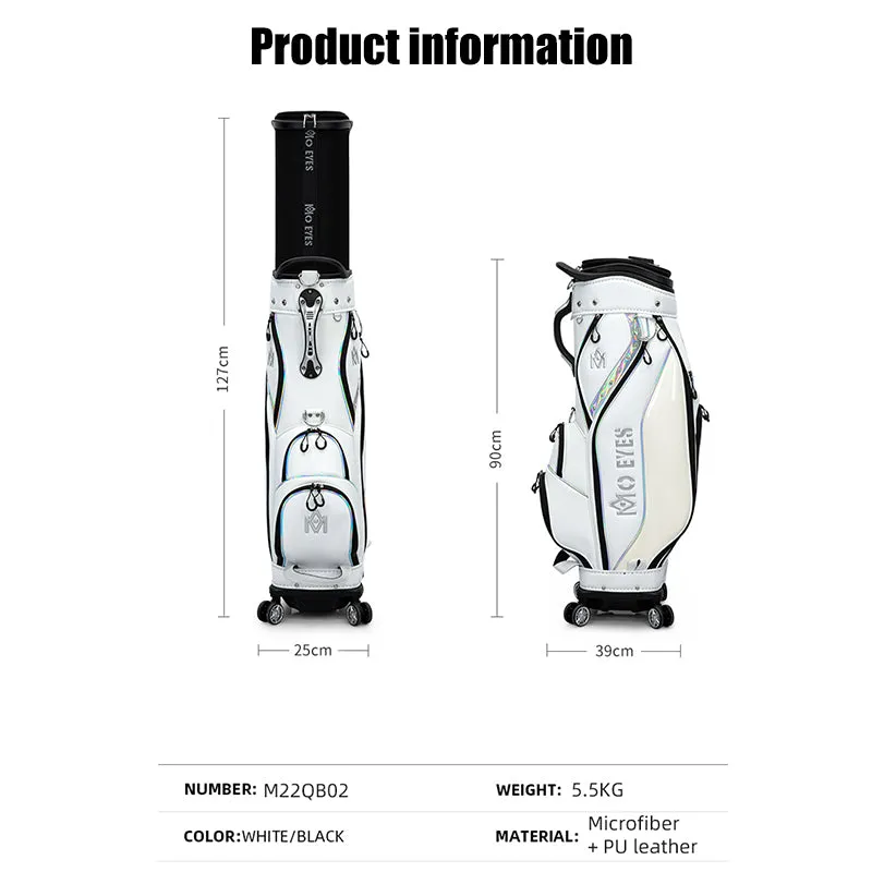 MOEYES M22QB02 ladies golf bags padded golf club travel bag with wheels