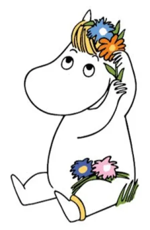 Moomin Reflector Tag Snorkmaiden