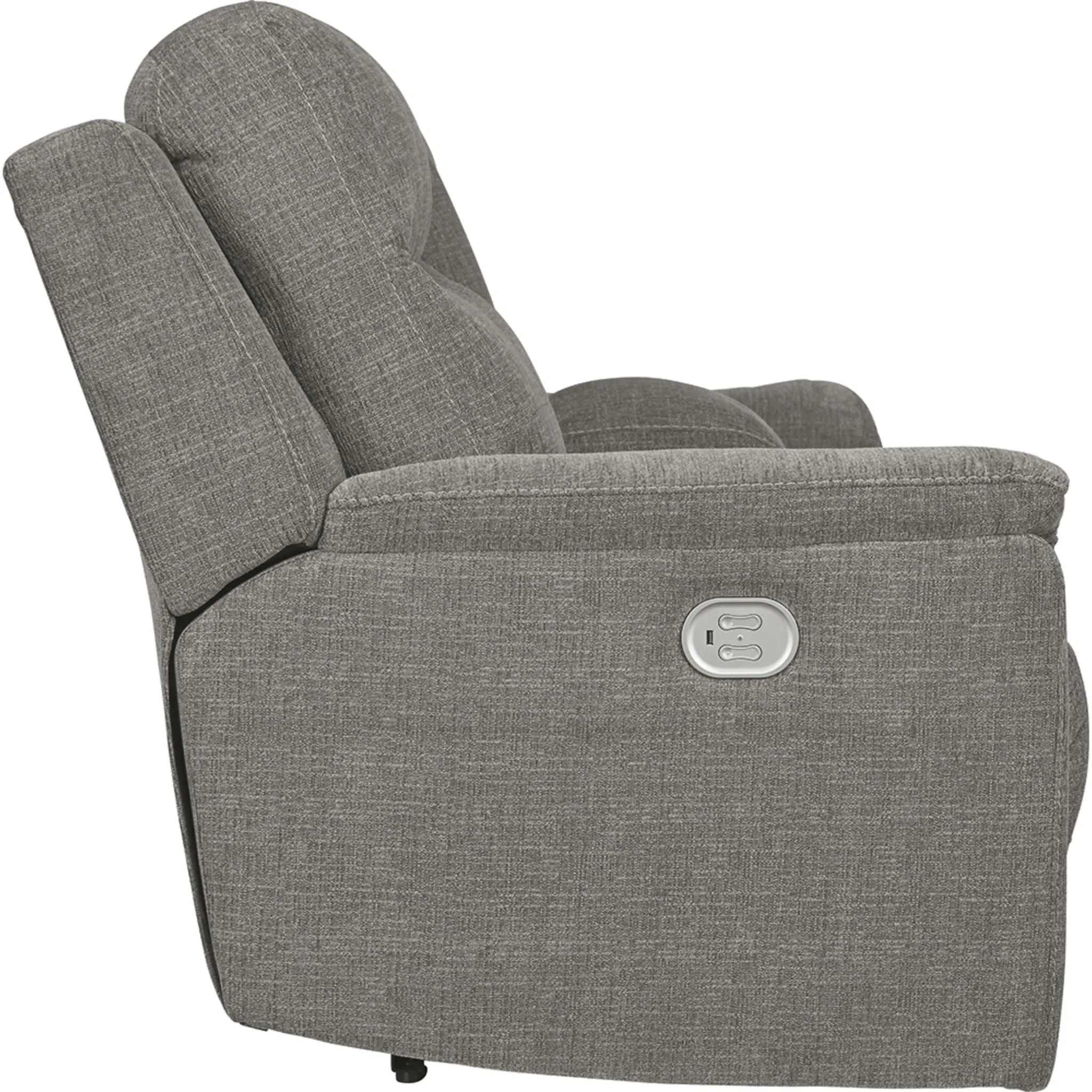 Mouttrie Power Reclining Loveseat with Console/ADJ HDRST