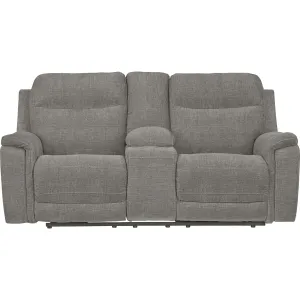 Mouttrie Power Reclining Loveseat with Console/ADJ HDRST