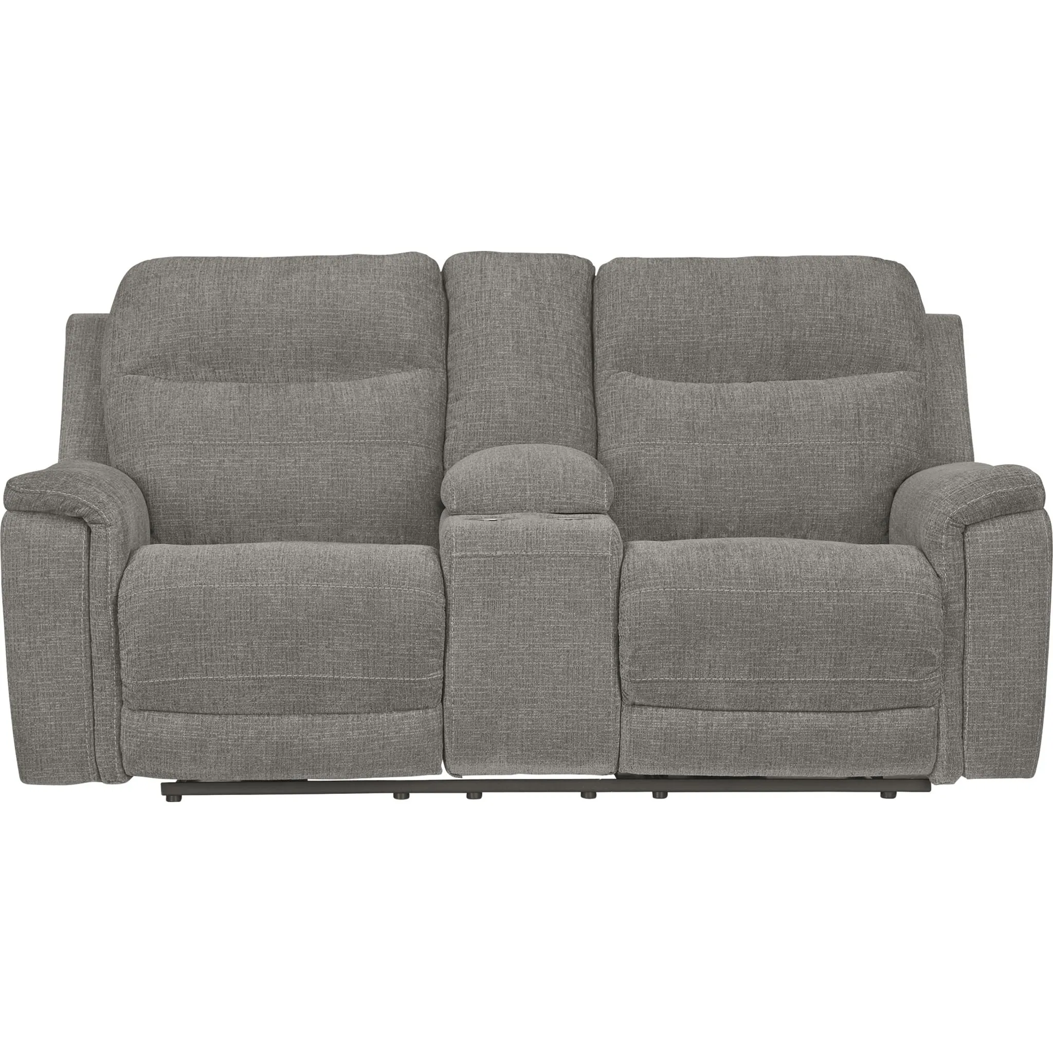Mouttrie Power Reclining Loveseat with Console/ADJ HDRST