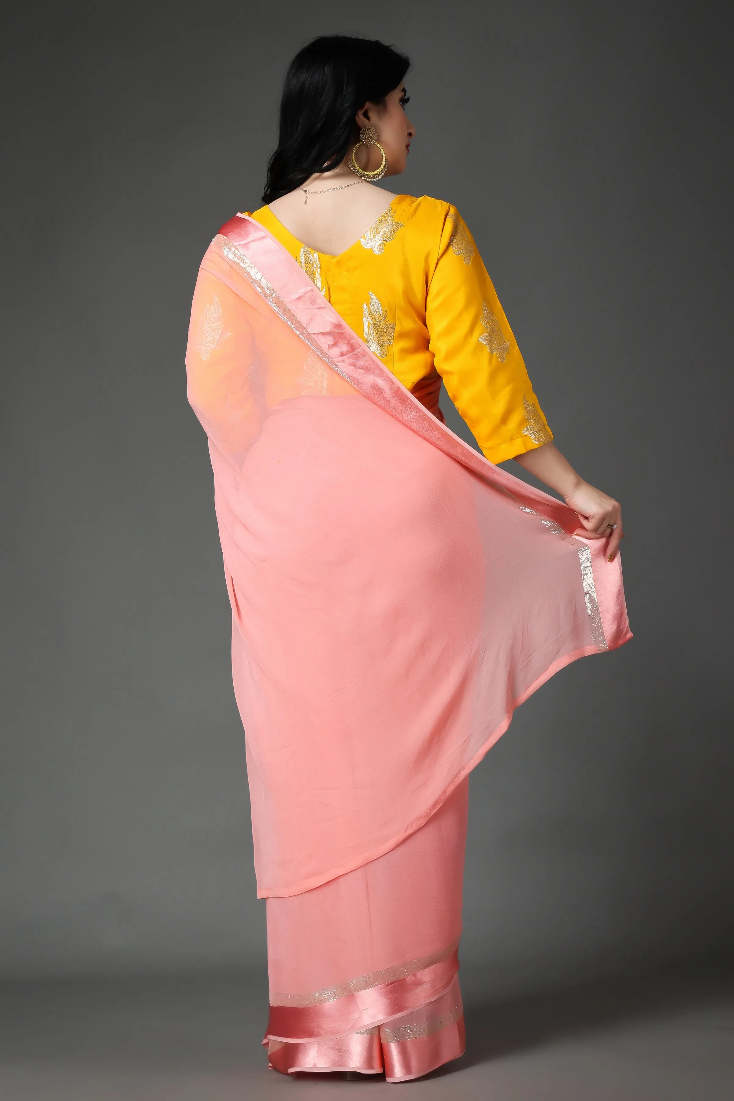 Mustard Gold Silk Blouse