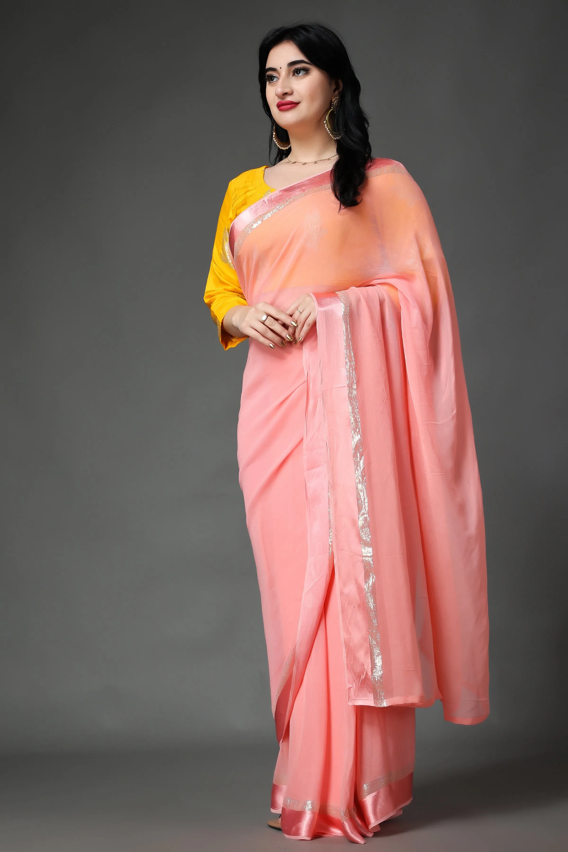 Mustard Gold Silk Blouse