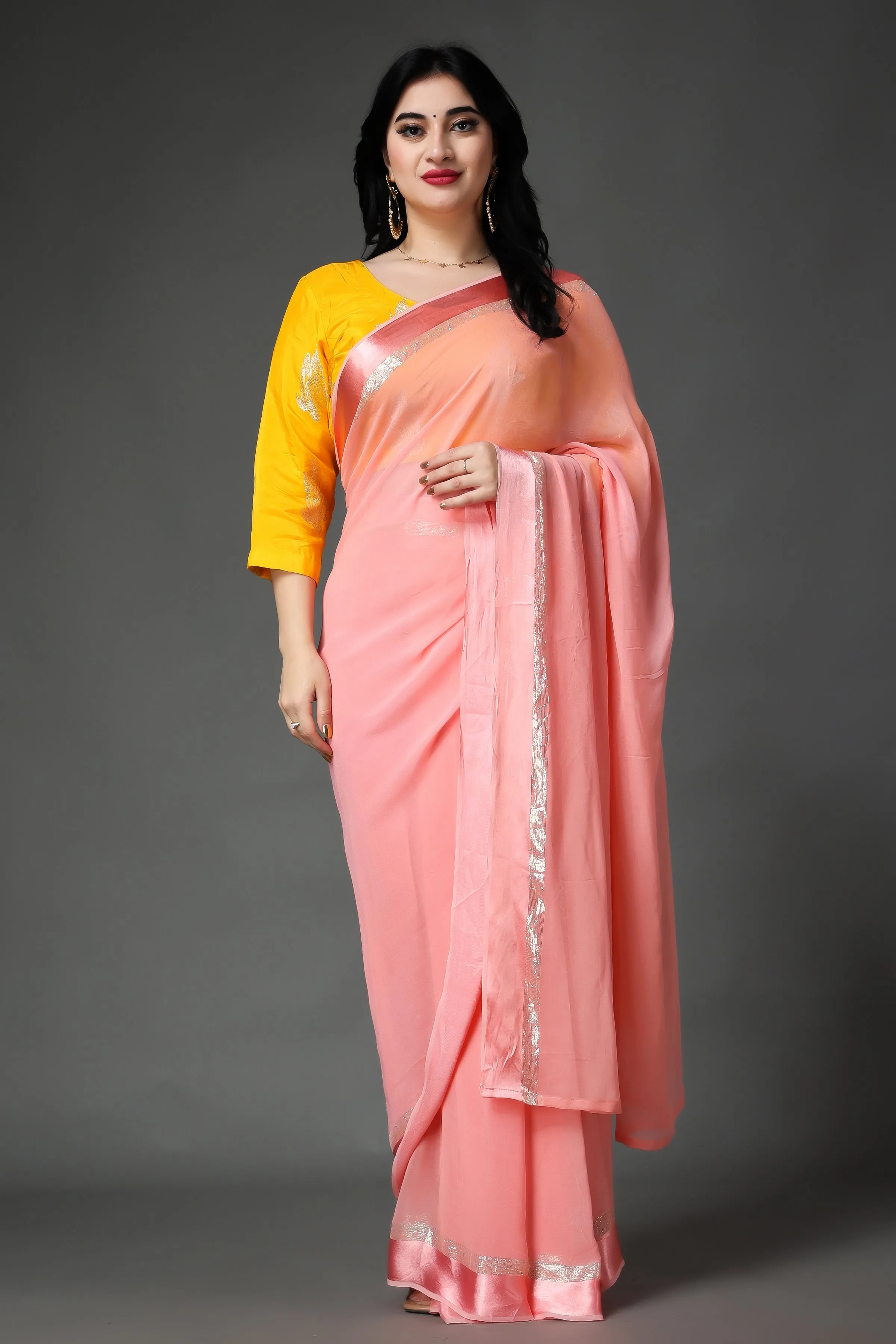 Mustard Gold Silk Blouse