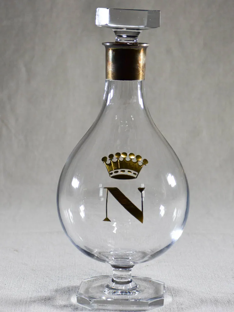 Napoleon carafe - N with crown