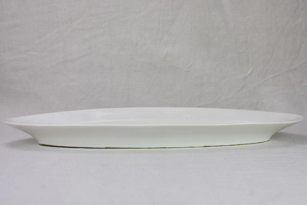 Napoleon III porcelain fish platter 23¼"