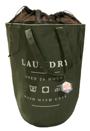 Neat-Living Suede Laundry Bag with Handles and Drawstring Closure (assorted Colors)