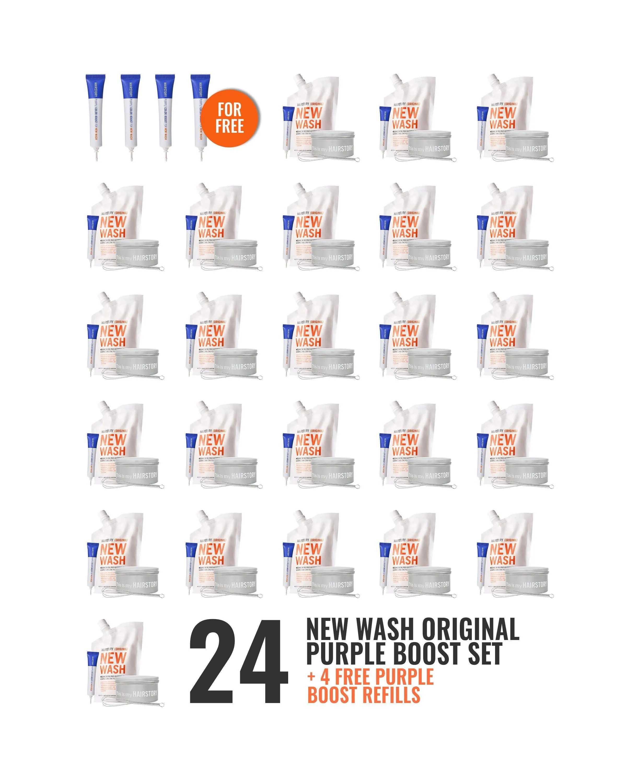 New Wash Original Purple Boost Set Case (24)