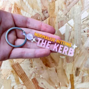 Normalise hitting the kerb keychain