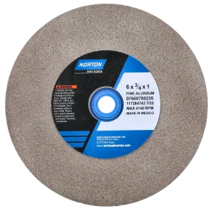 Norton 6 x 3/4 x 1 In. Gemini Bench and Pedestal Wheel 100 K VBE T01 1 Count
