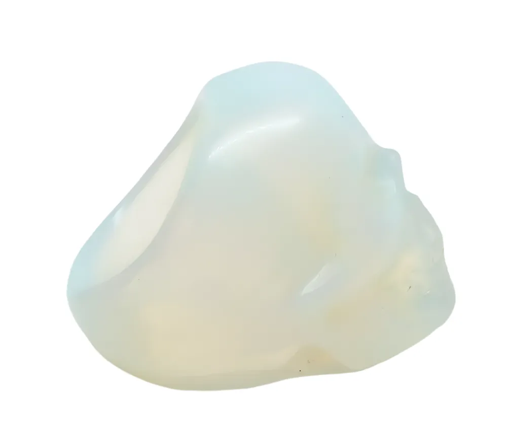 Opalite Crystal Skull Ring