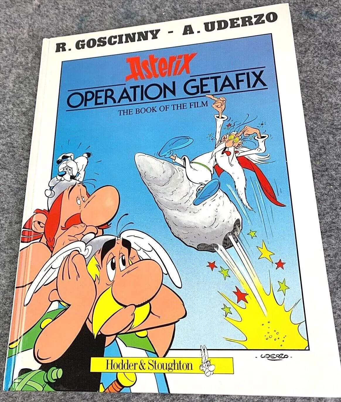 OPERATION GETAFIX Hodder 1990 1st UK Edition Hardback Asterix Book EO Comic