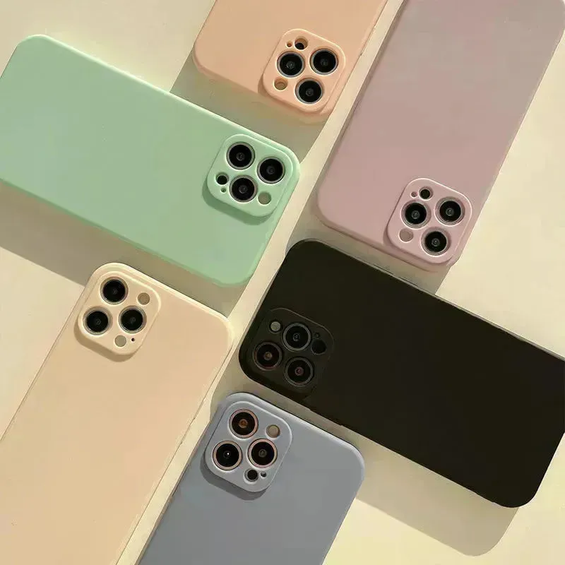 Original Liquid Silicone Frosted Phone Case