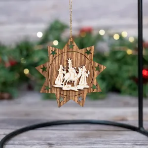 Ornament-Three Wisemen on Star