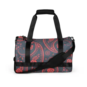 PAISLEY COLLECTION (GRAY) All-over print gym bag