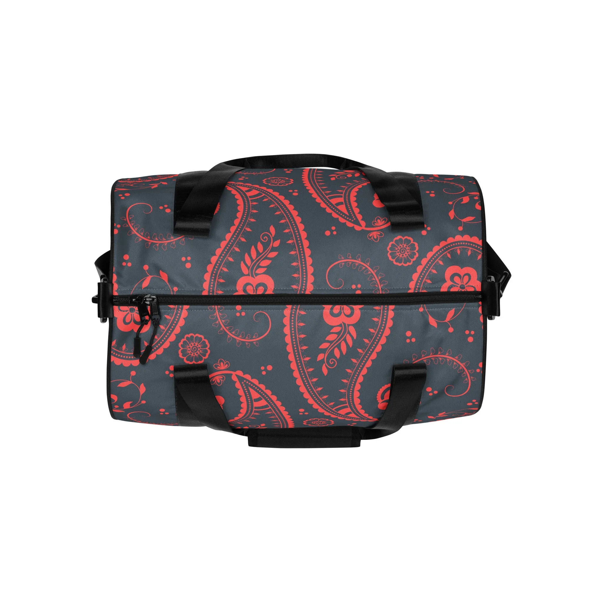 PAISLEY COLLECTION (GRAY) All-over print gym bag