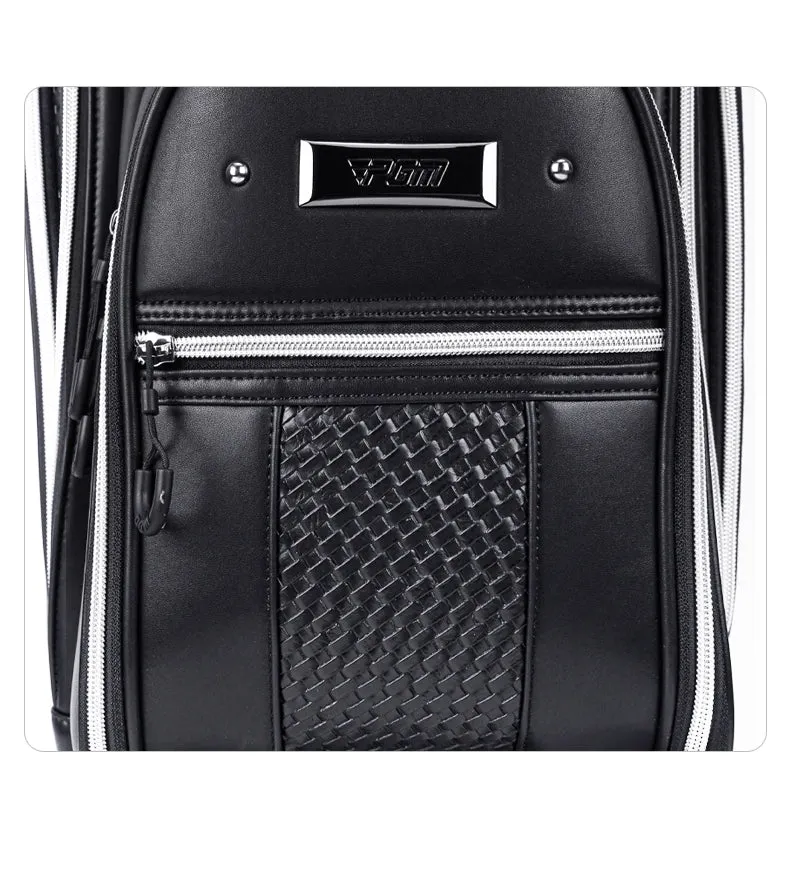 PGM QB136 custom logo golf bag travel microfiber leather golf bag with wheels