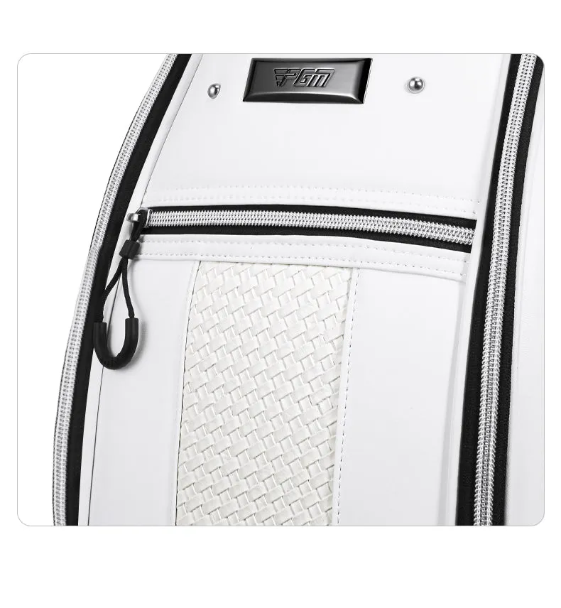PGM QB136 custom logo golf bag travel microfiber leather golf bag with wheels
