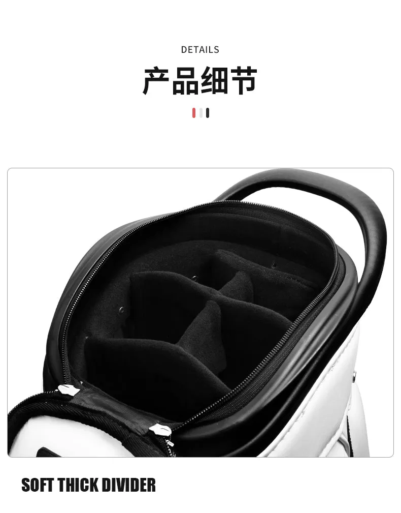 PGM QB136 custom logo golf bag travel microfiber leather golf bag with wheels